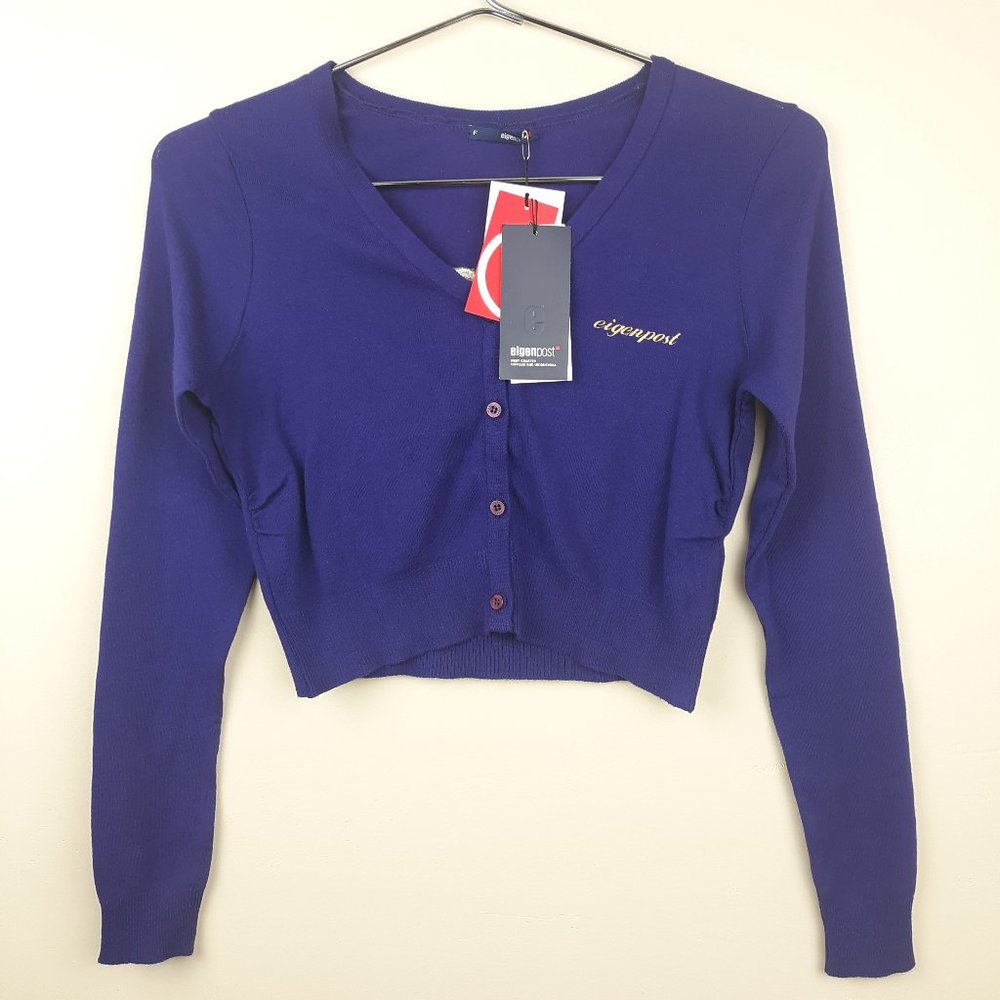 Eigenpost Juniors Pink Panther Cropped Sweater